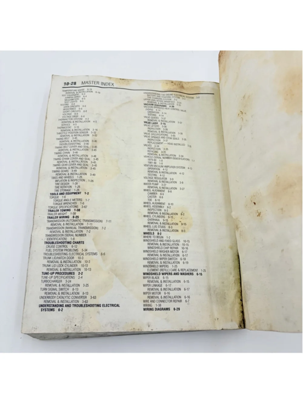 Chilton Repair Manual - 1979-1988 Ford Mustang/Mercury Capri - 26604